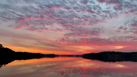 Beautiful sunset on the Coosa