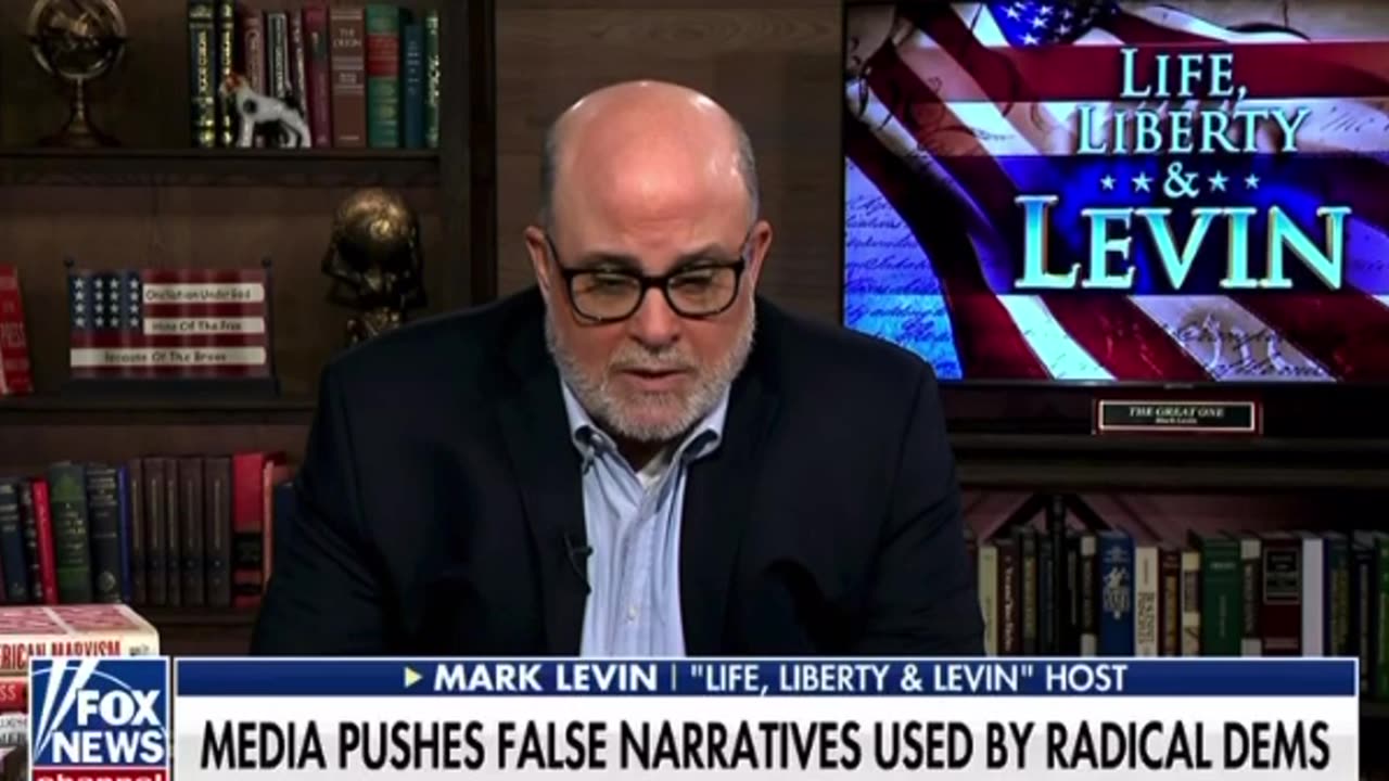 Mark Levin joins Bongino to talk about media bias