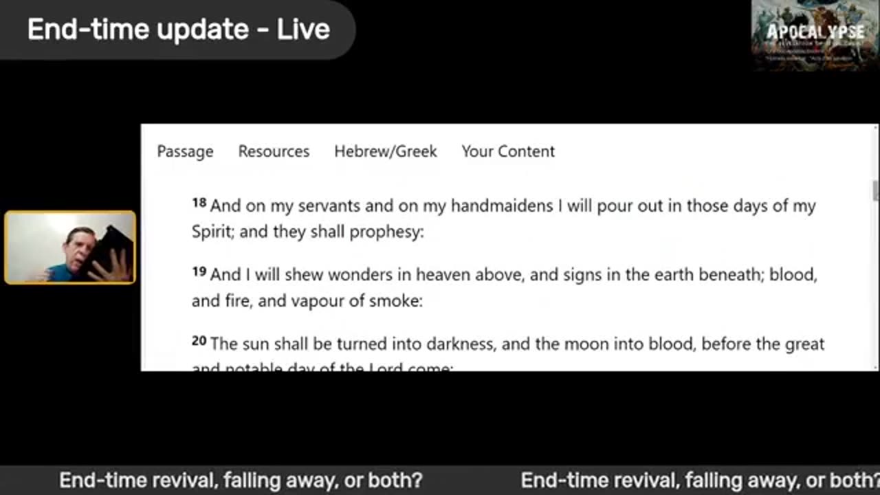 EndTime Revival? Falling away? Or Both?