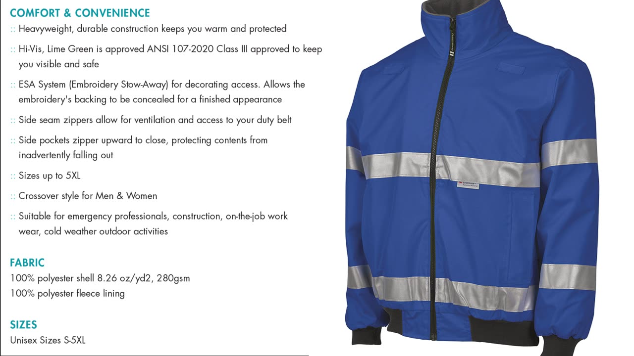 ANSI 107 Class III Approved Hi-Visibility Outerwear