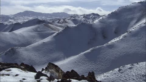 Charming Scenic Snow Mountain