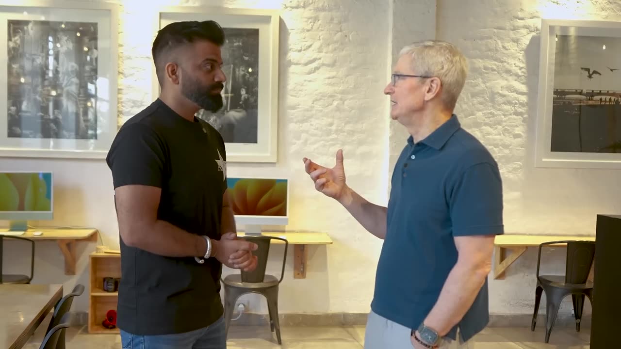 My first video with apple ceo sir Tim Cook