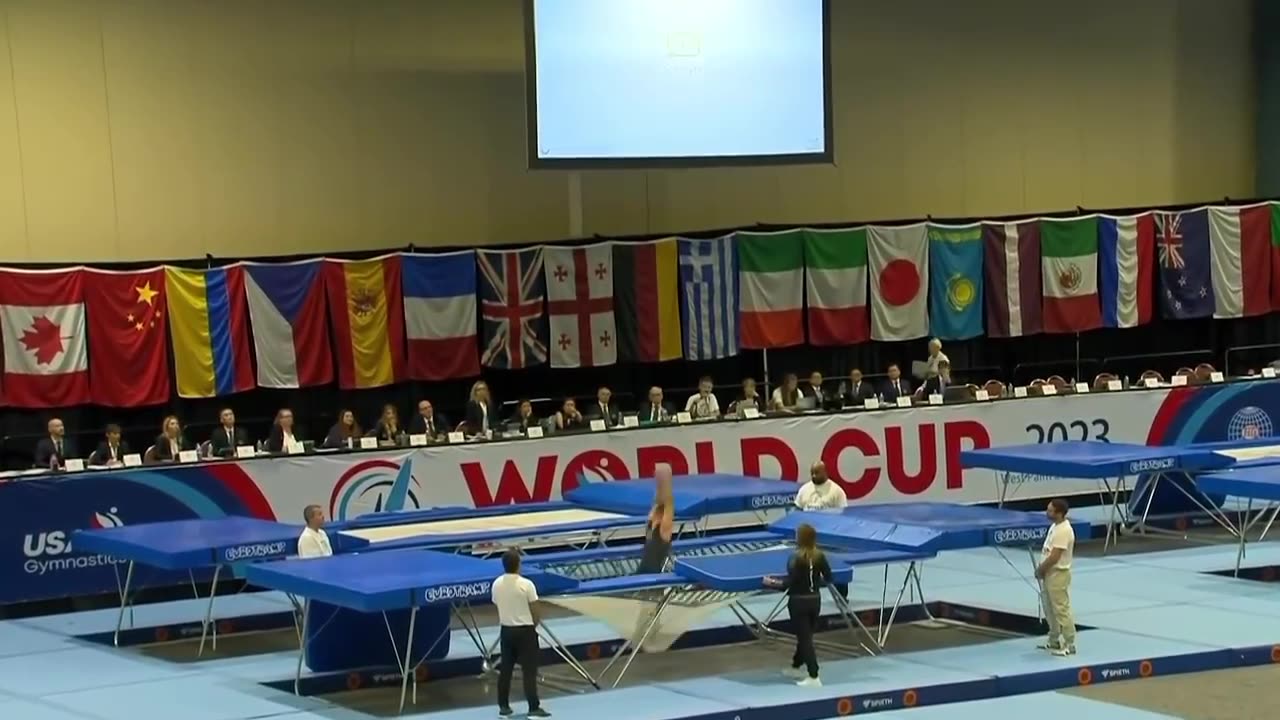 Woman gymnastics 2023