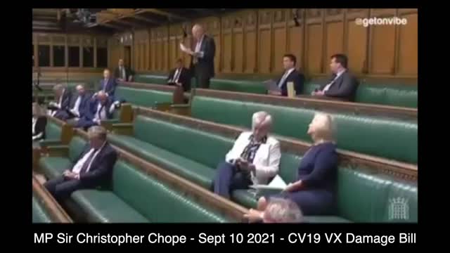 MP Sir Christopher Chope COVID 19 Vaccine Damage Bill