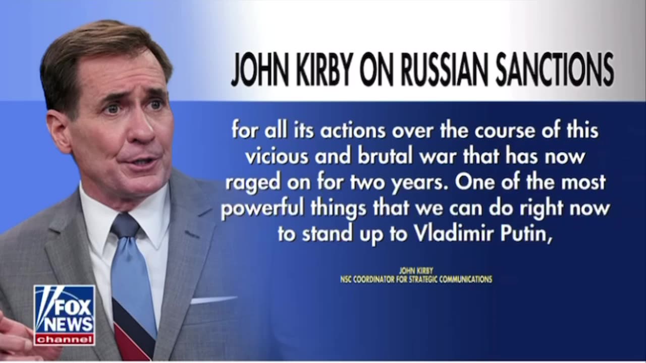 John Kirby on new RUSSIAN SANCTIONS