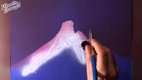 Draw A Realistic Picture Of A Volcano