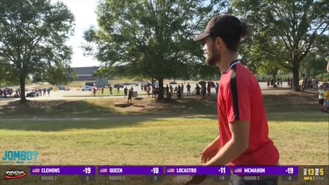 Nikko Locastro sinks the albatross at the US Disc Golf Championship