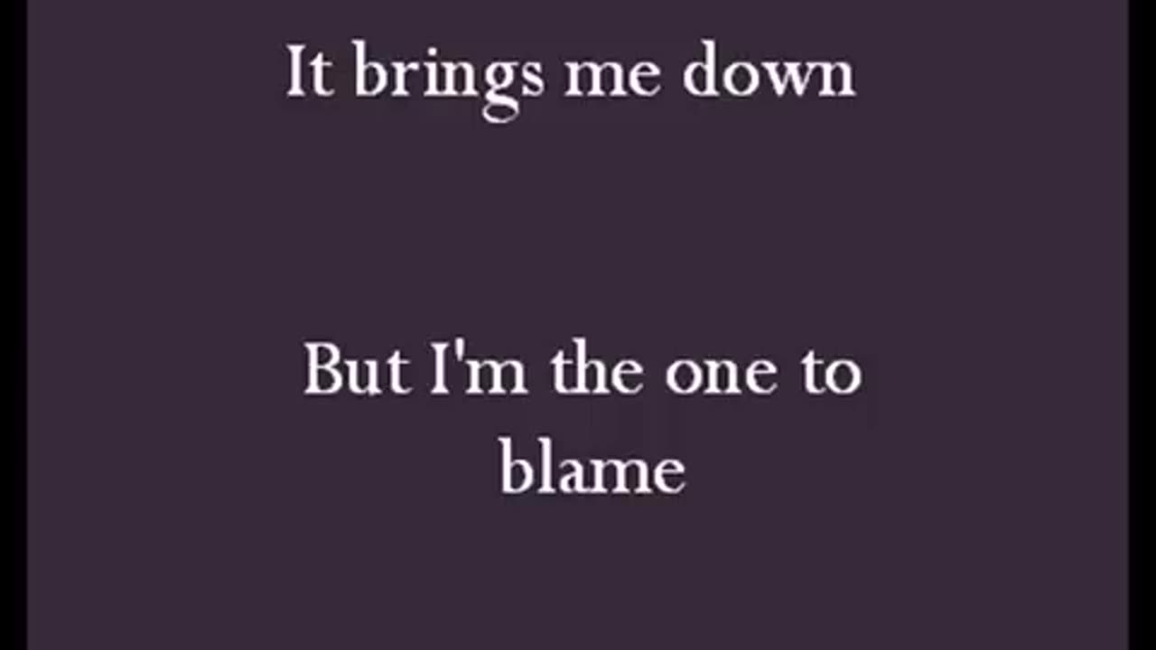 Over And Over by Three Days Grace (lyrics)