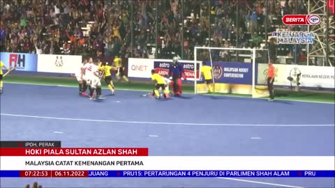 6 NOVEMBER 2022 BERITA PAGI - HOKI PIALA SULTAN AZLAN SHAH: MALAYSIA CATAT KEMENANGAN PERTAMA