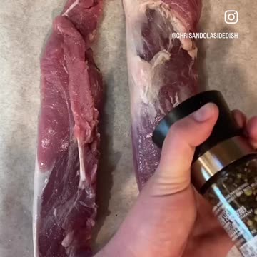 TERIYAKI PORK BEING SEASONED!