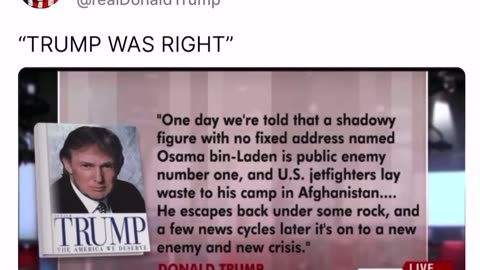 Trump Was Right Again