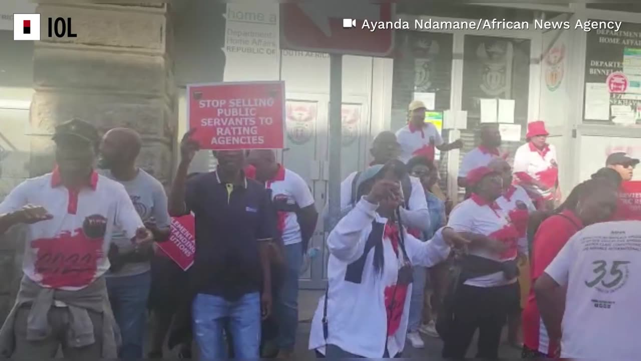 Watch: Nehawu Strike Closes Home Affairs In Cape Town