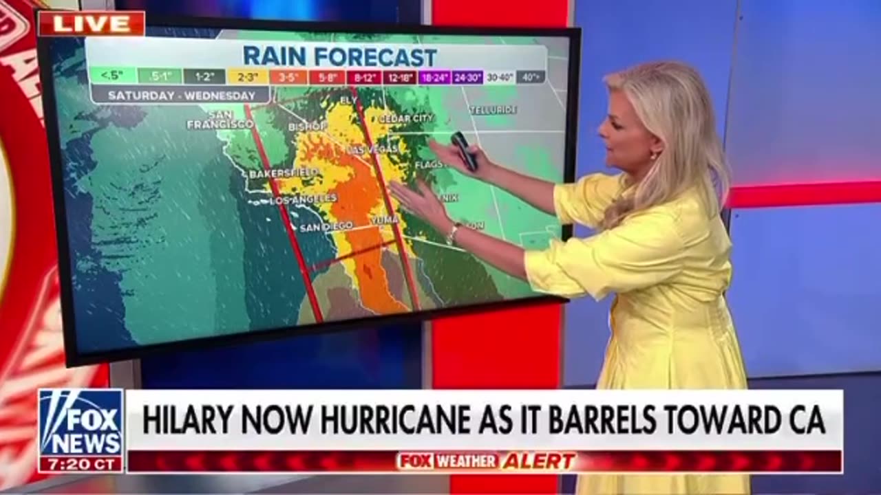 Hurricane Hilary Coming to California - CAT 3 -4