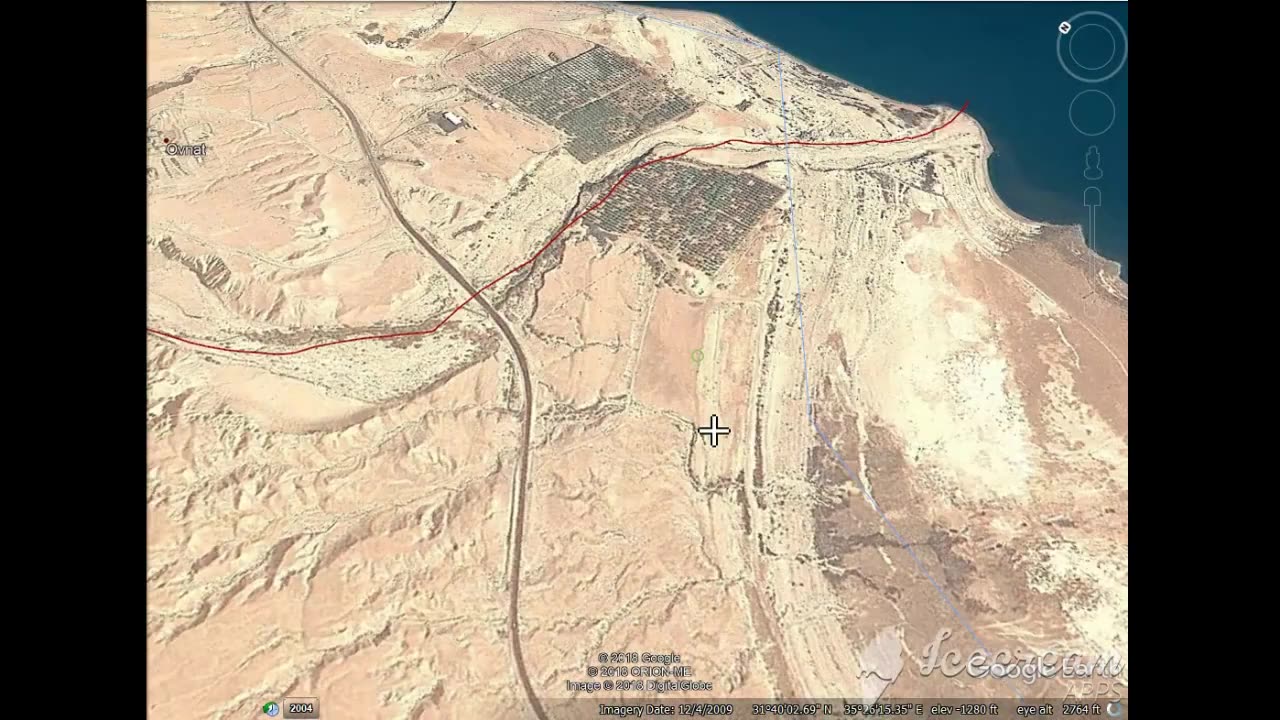 DEAD SEA PROPHECY REVEALED ON GOOGLE EARTH!!!