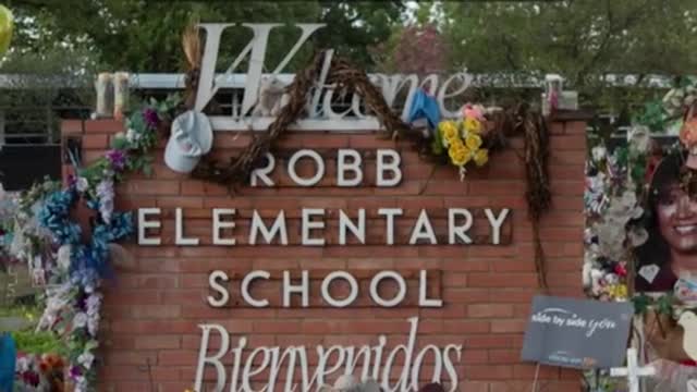 One of the first Texas soldiers who arrived at Rob Elementary School on May 24