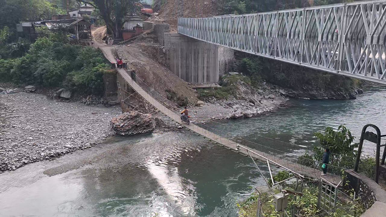 Nepal road 🤩 ankhu river in dhading