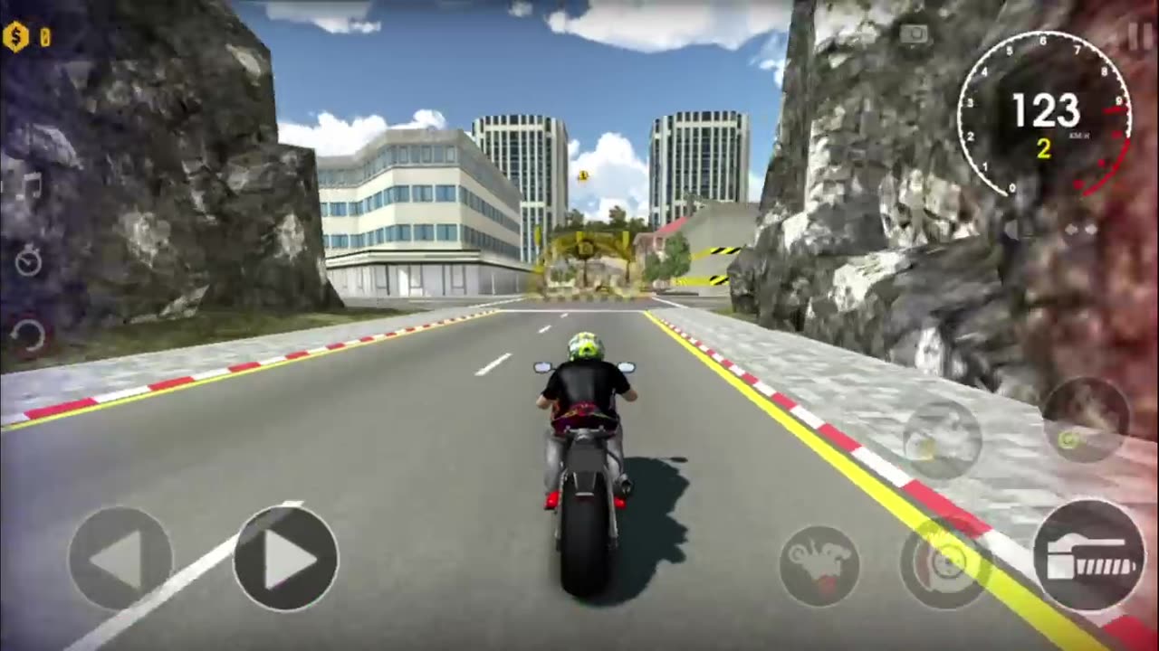 Motor bike game video