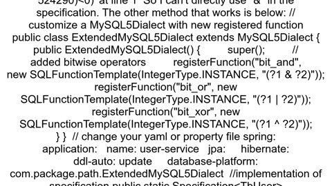 How Java JPA Specification works with bit operations