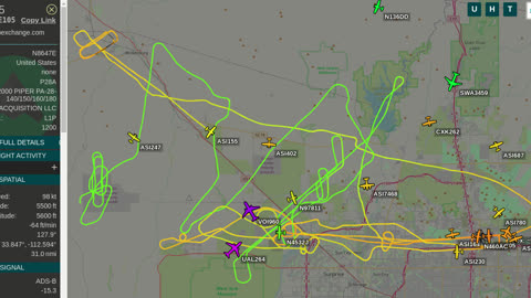 Bird Mafia Airplanes - N8647E - more gang stalking by the MORMONS MAFIA INVADING ARIZONA