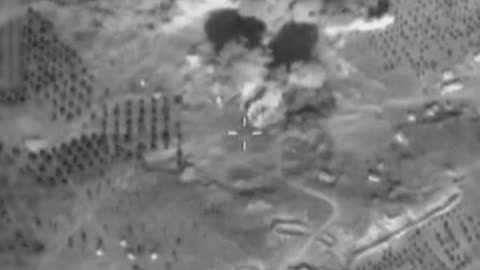 Attached is footage from strikes on weapons manufacturing sites in Syria: