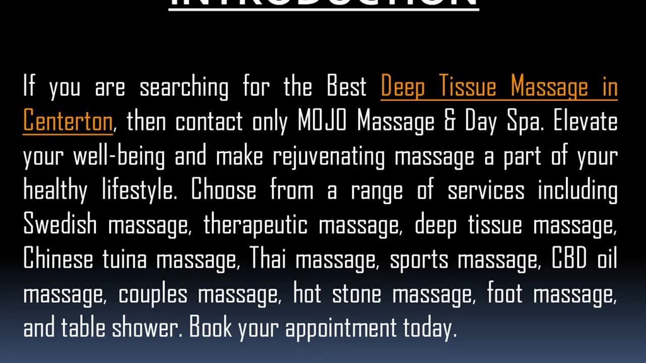 Best Deep Tissue Massage in Centerton