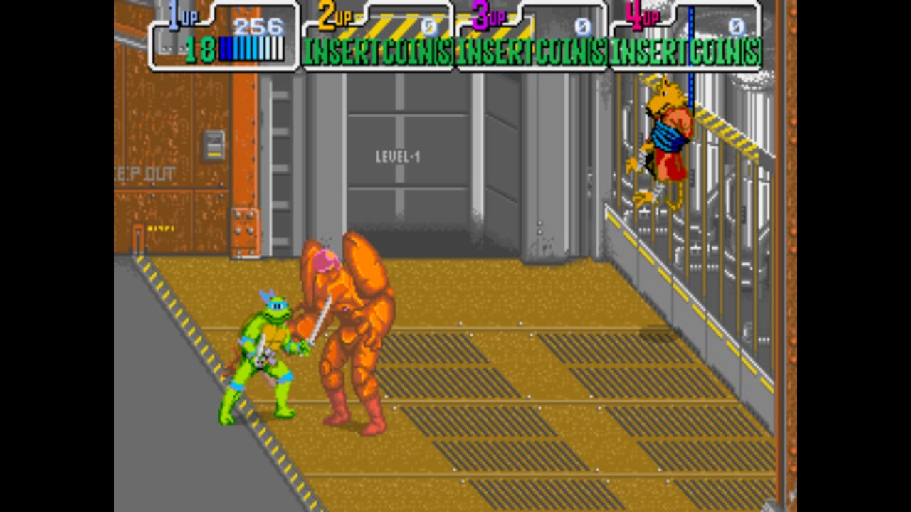 Teenage Mutant Ninja Turtles Arcade Game Konami 1989 Mame