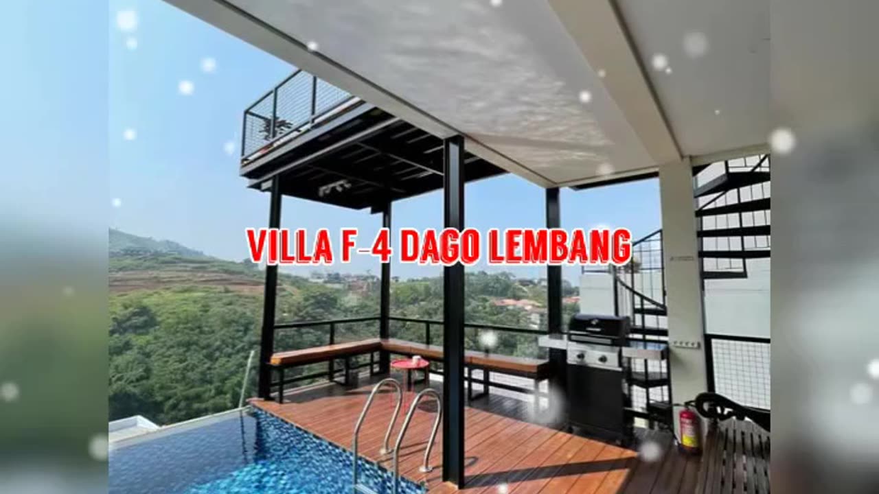 Villa F 4 Dago,Lembang || The environment is very safe with beautiful and natural surroundings.