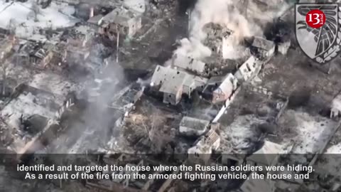 The house where Russians were hiding, shelled from armored vehicles - "No one was saved"