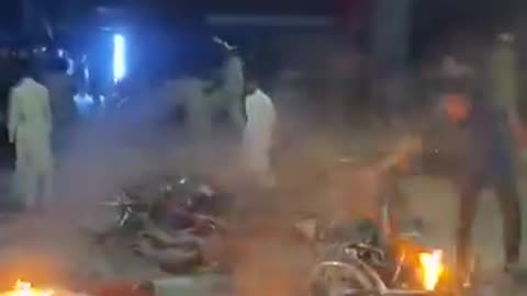 KFC FIRE BY MUSLIMS