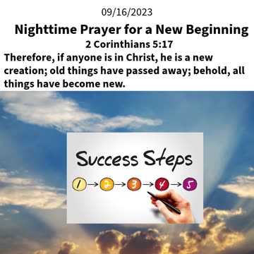 Nighttime Prayer for A New Beginning #shorts #grace #jesus #god #mercy #faith #blessed #peace #love