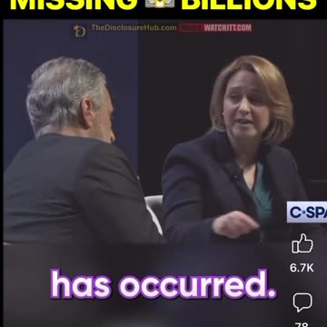 John Stewart on missing billions