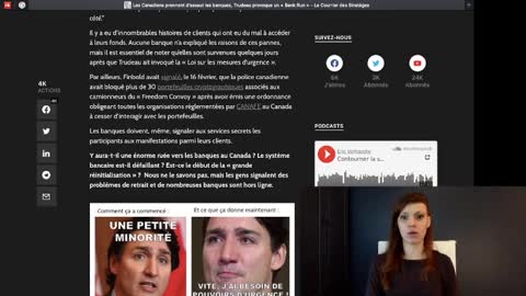 LSQ - Les Canadiens prennent d'assaut les banques, Trudeau provoque un Bank Run