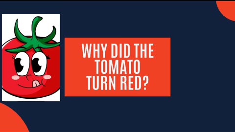 Why did the tomato turn red / Riddle