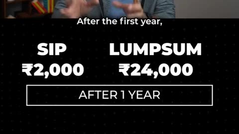 SIP vs LUMPSUM - which will make you MORE RICH📈