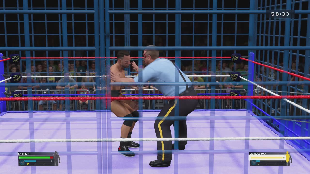 MATCH 72 BIG BOSS MAN VS LA KNIGHT WITH COMMENTARY