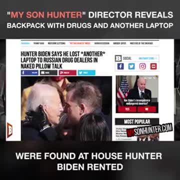 Robert Davi Reveals Backpack with Drugs and Another Laptop Were Found at House Hunter Biden Rented.
