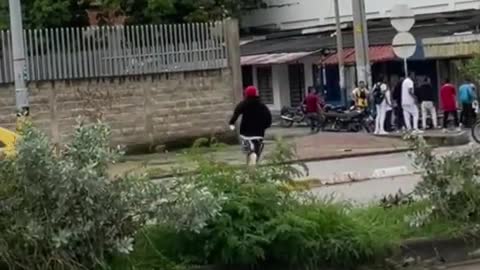 Estudiantes protagonizan riña en la Pedro de Heredia