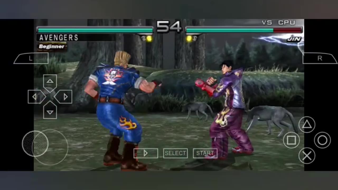 Tekken 5 dark ressurection ,paul vs jin