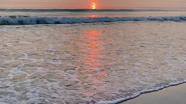 Evening sunset.