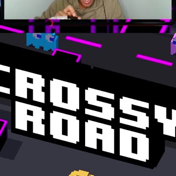 Pac Man Crossy Road First Try