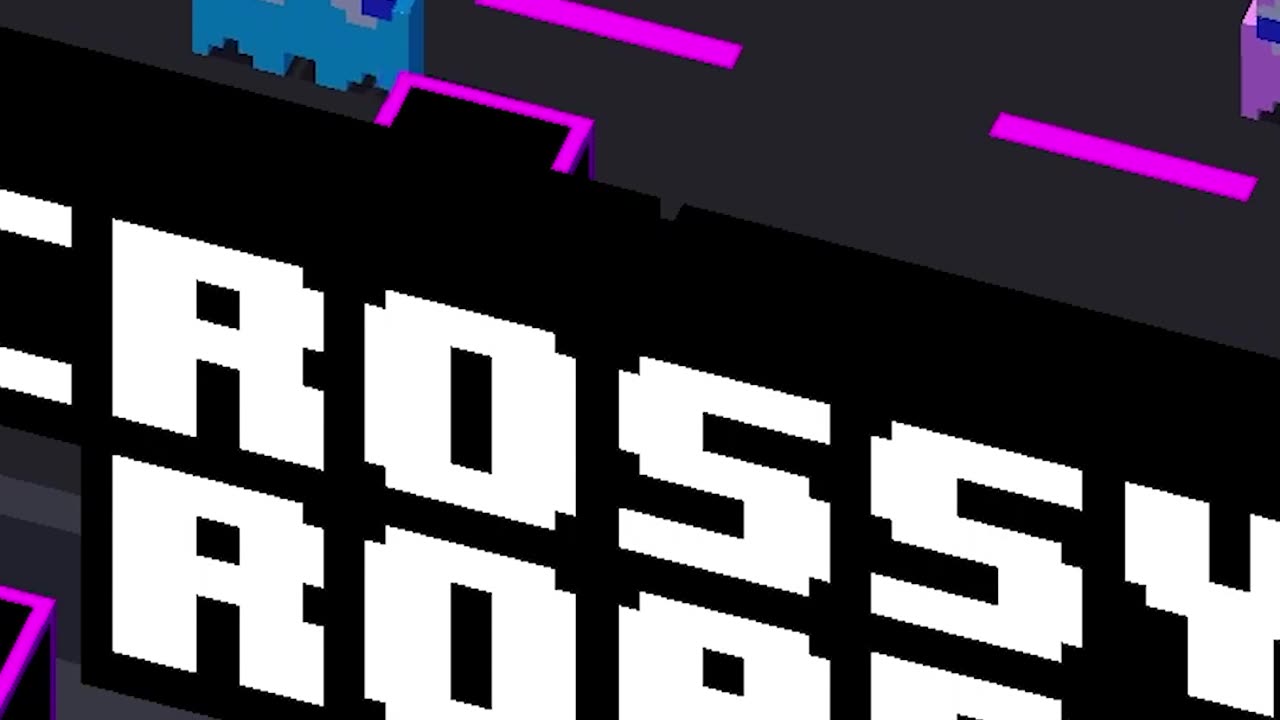 Pac Man Crossy Road First Try