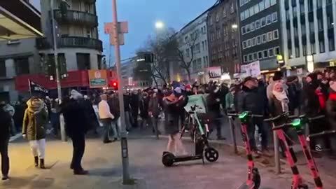 Germany: Christmas Day Covid Tyranny Protest Gets Underway