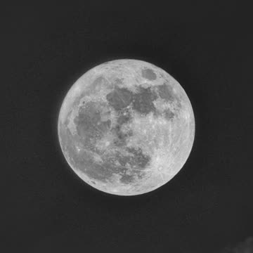 Rare footage of the moon