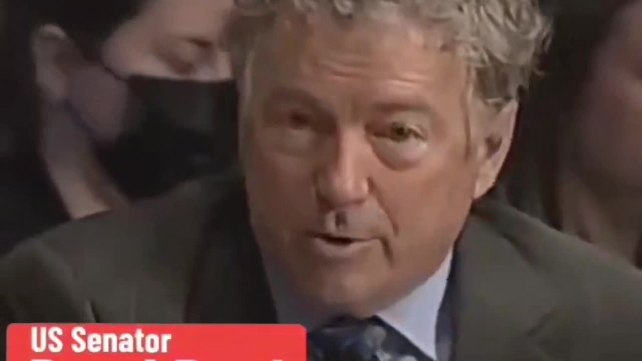 Senator Paul exposes some truth.