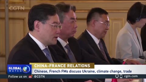 Chinese, French FMs Meet on Bilateral Ties - CGTN