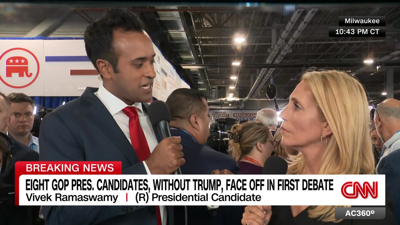 Dana Bash presses Vivek Ramaswamy on his Ukraine comments from debate