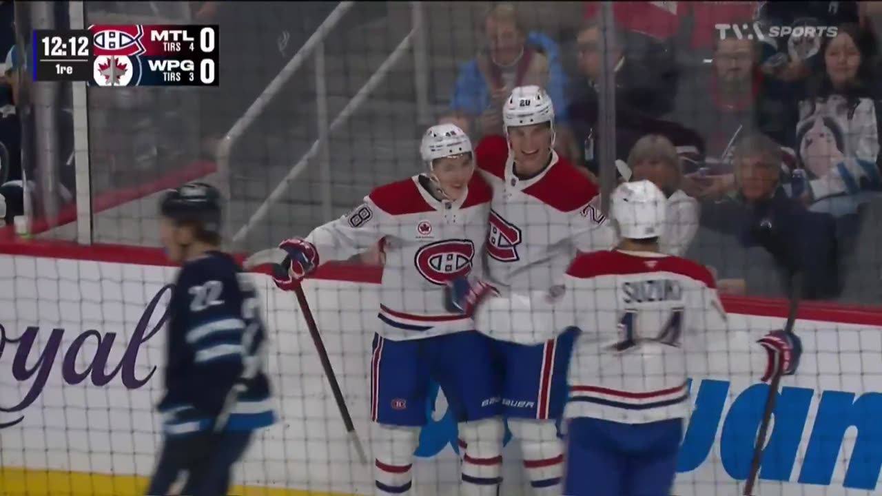 Hutson marque son premier but dans la LNH ! #GoHabsGo