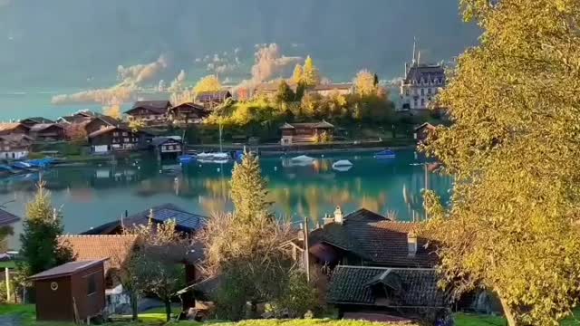 Lovely Iseltwald, Switzerland