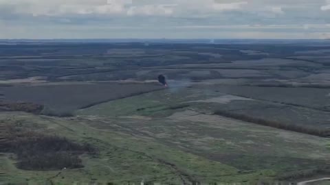 Ukrainian Helicopter Destroyed by Russian