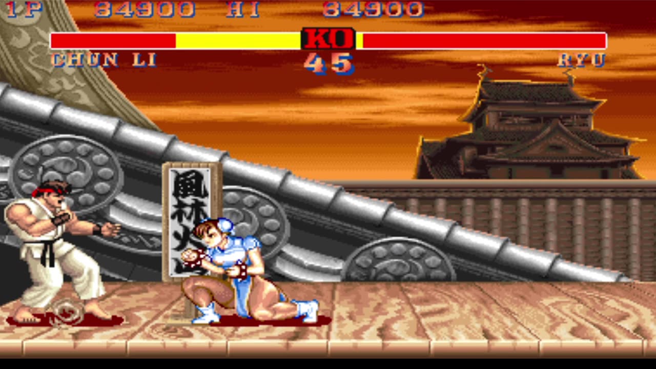 Chun Li vs Ryu